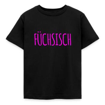 Wie ein Fuchs - Kinder T-Shirt - Schwarz - Vorne - AI Model Kid Female (0cm)