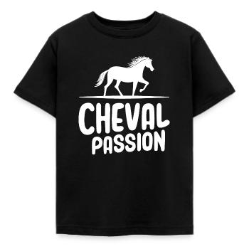 Cheval passion - T-shirt Enfant - noir - Devant - AI Model Kid Female (0cm)