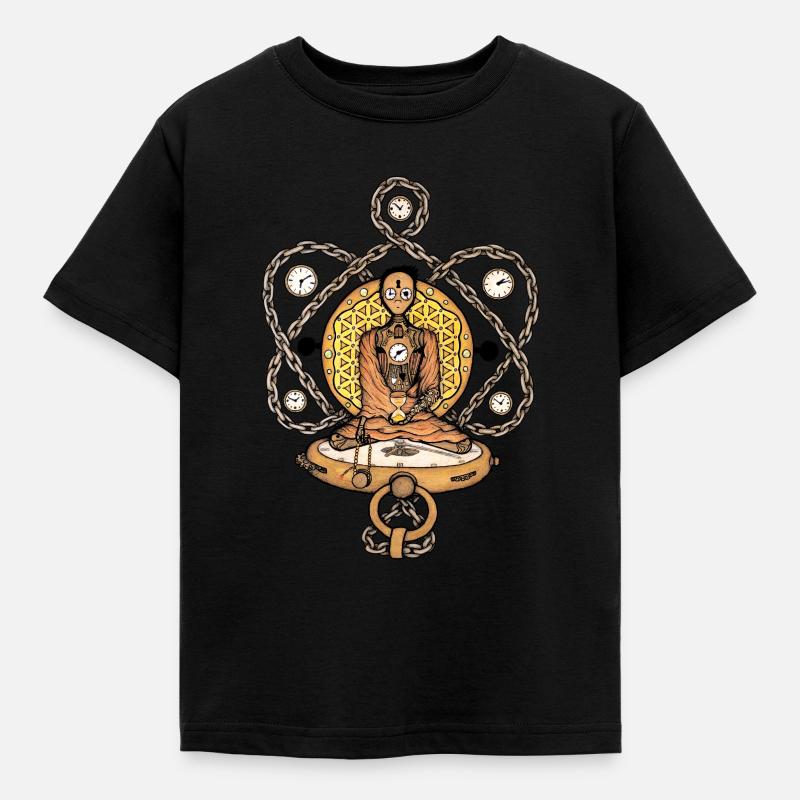 the time Buddha - T-shirt Enfant - noir
