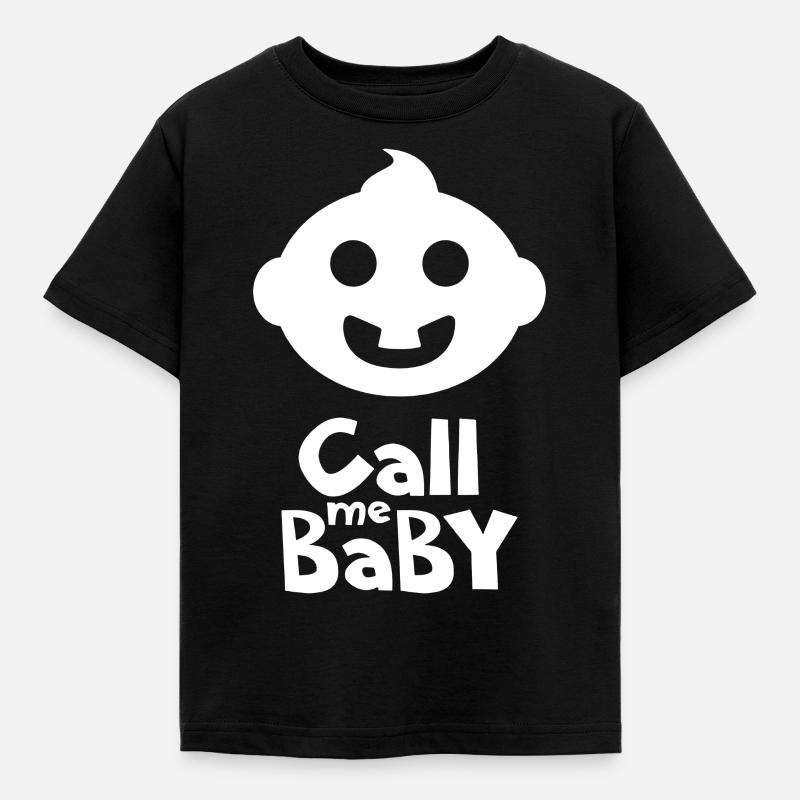 Call me baby - Kinder T-Shirt - Schwarz
