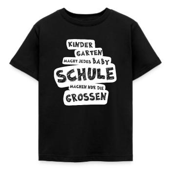 Einschulung Grundschule Erste Klasse Lustig - Kinder T-Shirt - Schwarz - Vorne - AI Model Kid Female (0cm)