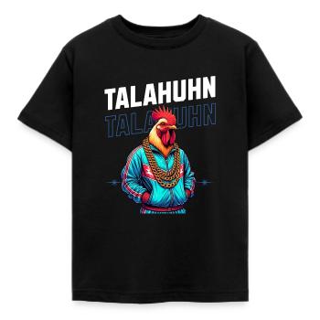 Talahuhn Talahon Talahina TikTok Trend lustig - Kinder T-Shirt - Schwarz - Vorne - AI Model Kid Female (0cm)