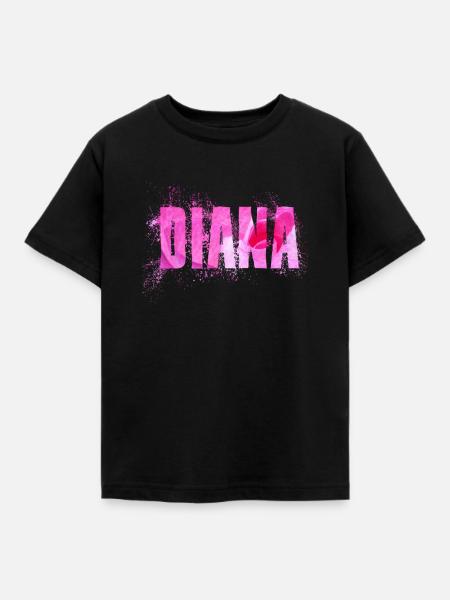 Diana - Kinder T-Shirt - Schwarz