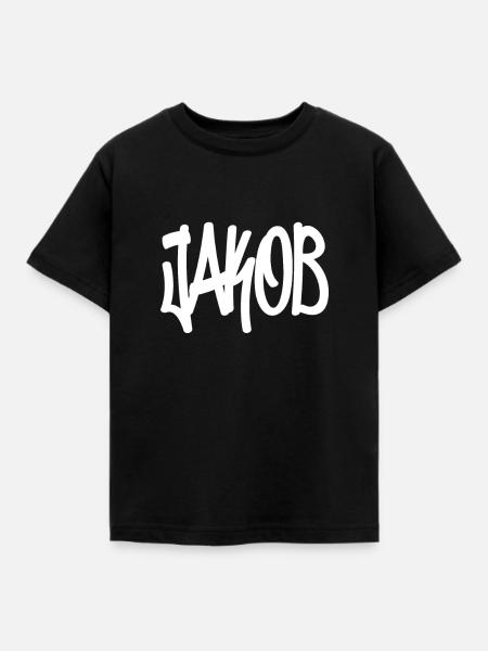 Jakob Jacob - Kinder T-Shirt - Schwarz