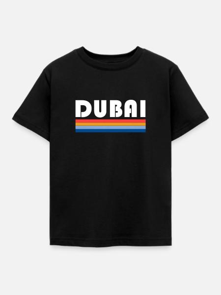 Dubai - Kinder T-Shirt - Schwarz