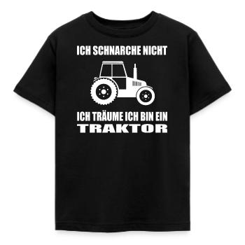 Traktor - Kinder T-Shirt - Schwarz - Vorne - AI Model Kid Female (0cm)