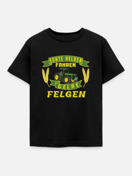 Echte Helden - Kinder T-Shirt - Schwarz