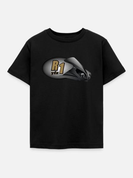 R1 - Kinder T-Shirt - Schwarz