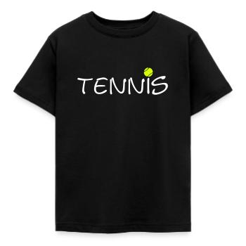 Balle de tennis tennis ball clubs 2C sportifs. - T-shirt Enfant - noir - Devant - AI Model Kid Female (0cm)