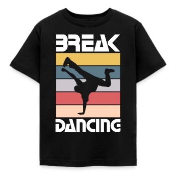 Break Dancing - Funny Break Dancing Team - Kids' T-Shirt - black - Front - AI Model Kid Female (0cm)