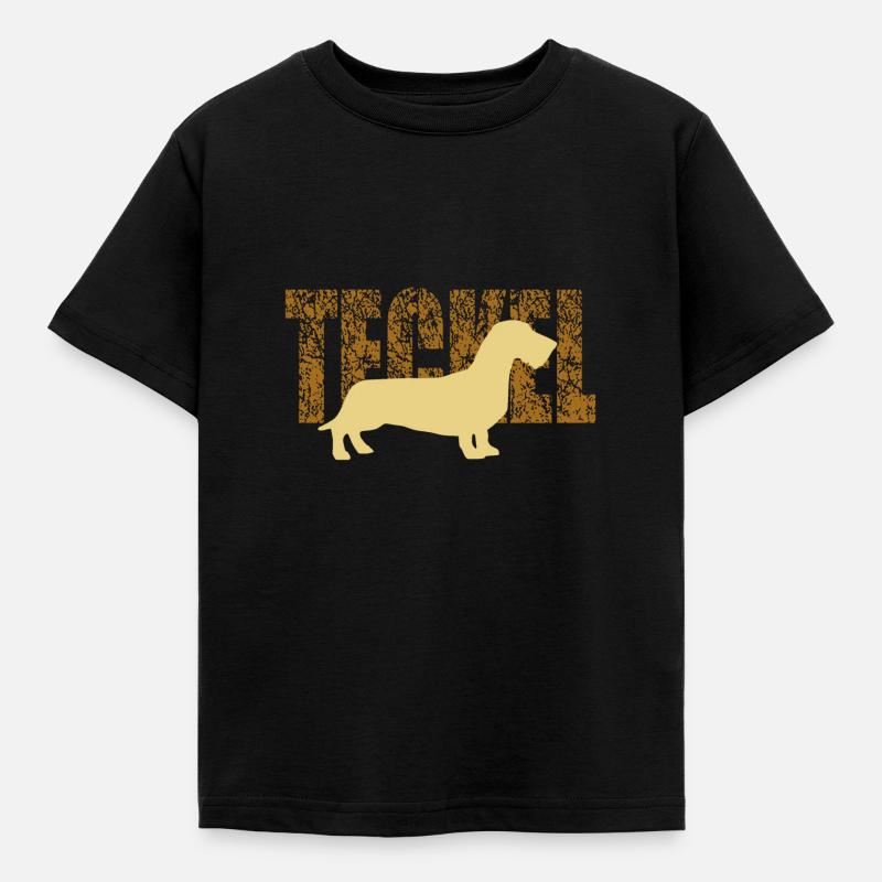 teckel - T-shirt Enfant - noir