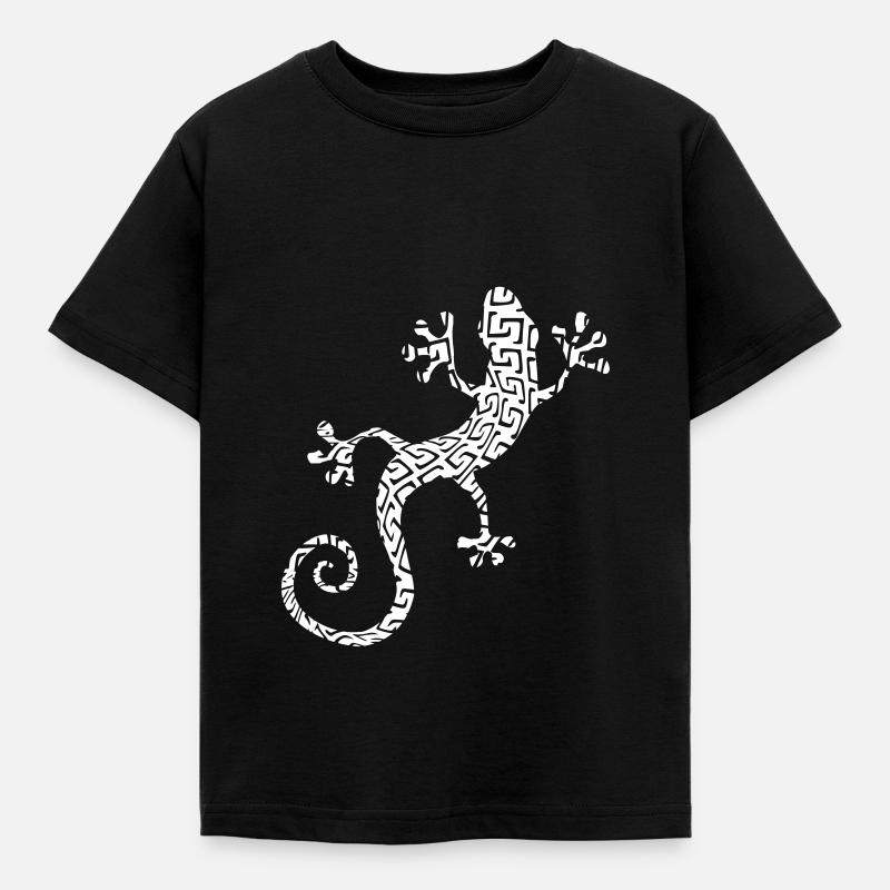 Texture de gecko - T-shirt Enfant - noir