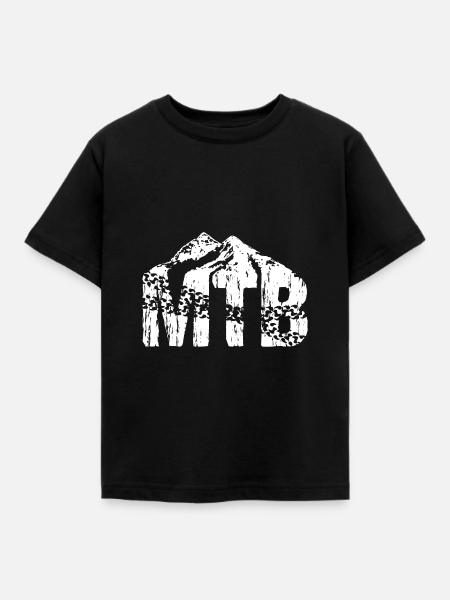 MTB - Kinder T-Shirt - Schwarz