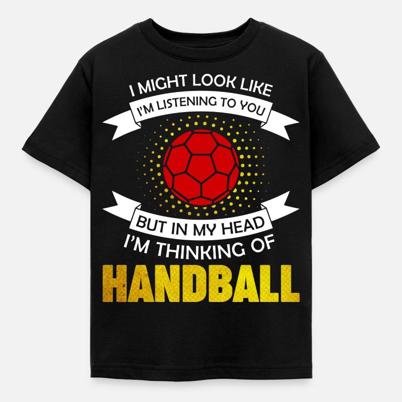 handball - T-shirt Enfant - noir