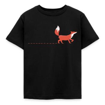 Fuchs Waldtiere Umweltschutz Natur Geschenkidee - Kinder T-Shirt - Schwarz - Vorne - AI Model Kid Female (0cm)