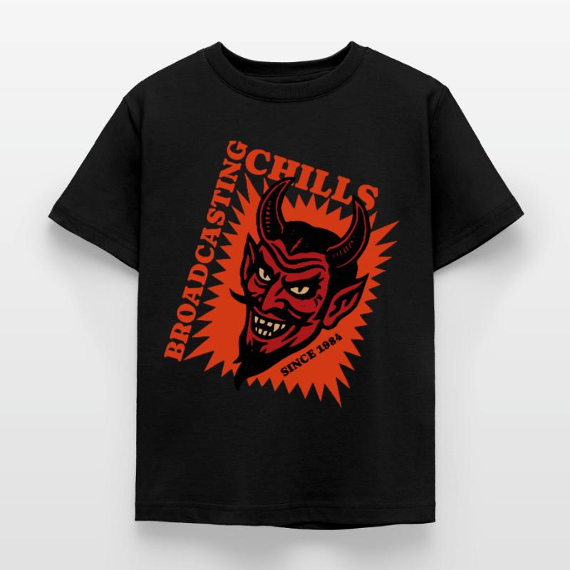 Broadcasting Chills - Devil - Teufel Kids' T-Shirt