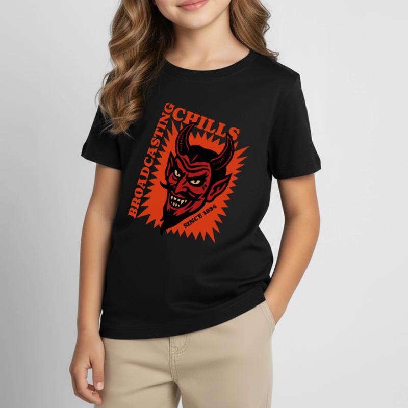 Broadcasting Chills - Devil - Teufel Kids' T-Shirt