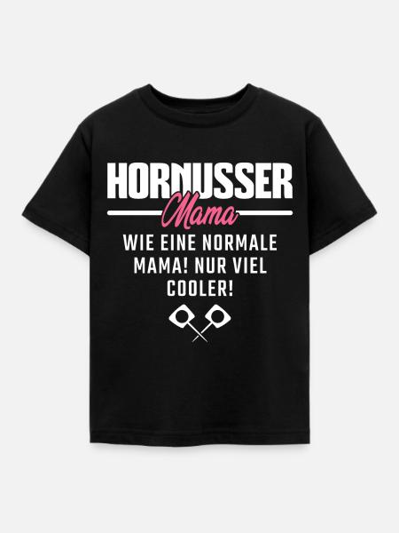 Hornusser Mama - Kinder T-Shirt - Schwarz