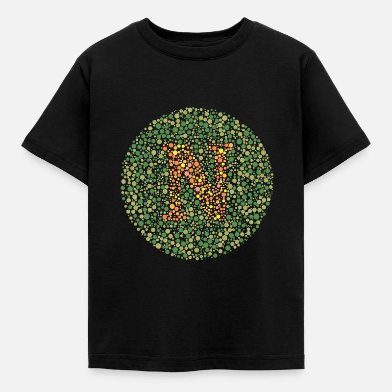 Nu test d'oeil - T-shirt Enfant - noir
