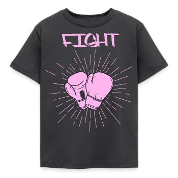 BOXE - T-shirt Enfant - charbon - Devant - AI Model Kid Female (0cm)