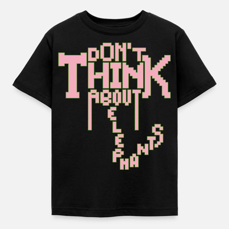 ELEPHANT - Kids' T-Shirt - black