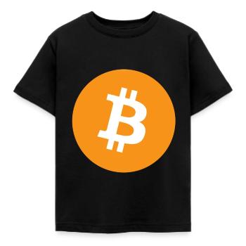 Chemise Vintage Bitcoin cryptomonnaie crypto-monnaie - T-shirt Enfant - noir - Devant - AI Model Kid Female (0cm)