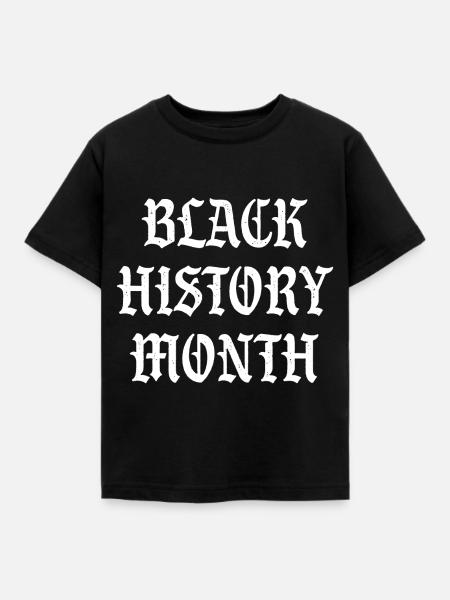 Black History Month - Kinder T-Shirt - Schwarz