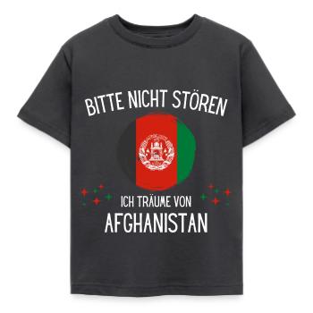 Bitte Nicht Stören Ich Träume Von Afghanistan - Kinder T-Shirt - Dunkelgrau - Vorne - AI Model Kid Female (0cm)