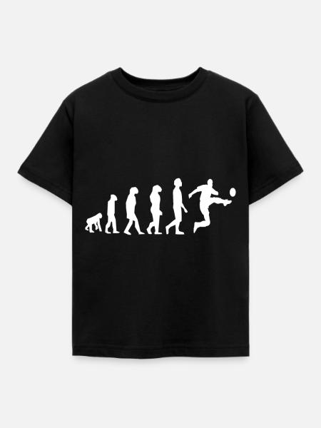 EVOLUTION FOOT - T-SHIRT HUMOUR - T-shirt Enfant - noir