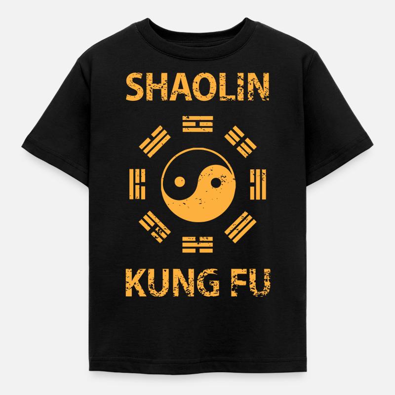 Shaolin Kung Fu - T-shirt Enfant - noir