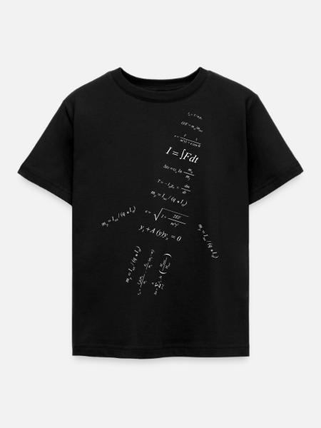 Cohete de fórmula matemática - Camiseta niño - negro