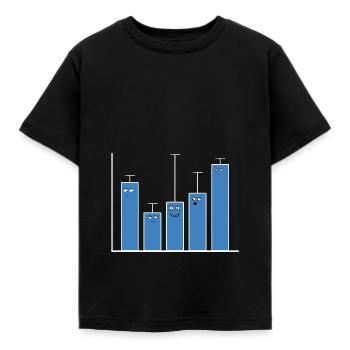 Statistiques Mathématiques Université Étudiant Cadeau - T-shirt Enfant - noir - Devant - AI Model Kid Female (0cm)