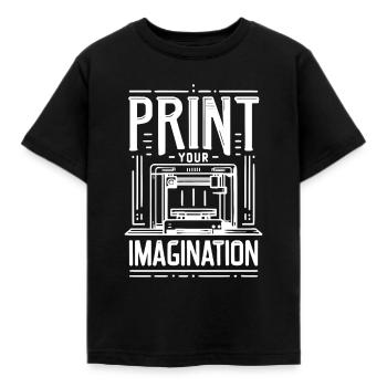 3D Drucker 3D Druck - Kinder T-Shirt - Schwarz - Vorne - AI Model Kid Female (0cm)