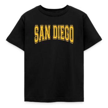San Diego - Kinder T-Shirt - Schwarz - Vorne - AI Model Kid Female (0cm)
