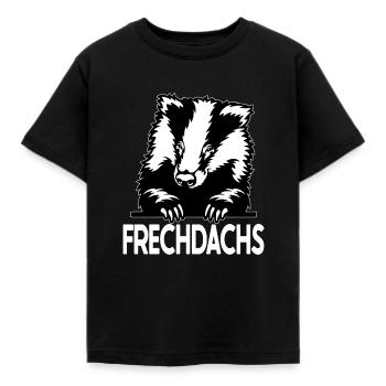Frechdachs freche Leute wilde Seite - Kinder T-Shirt - Schwarz - Vorne - AI Model Kid Female (0cm)