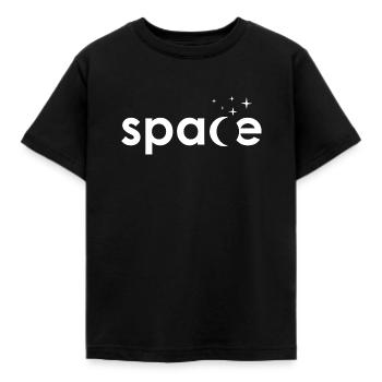Space - The Outer Space - Kids' T-Shirt - black - Front - AI Model Kid Female (0cm)