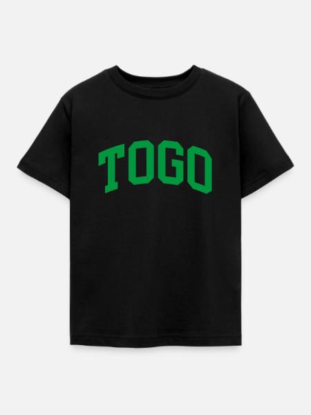 Togo - Kinder T-Shirt - Schwarz
