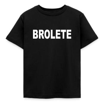 Brolete - the bro Athlete - Kinder T-Shirt - Schwarz - Vorne - AI Model Kid Female (0cm)