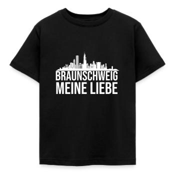 Braunschweig Braunschweiger Fan Fußball Derby - Kinder T-Shirt - Schwarz - Vorne - AI Model Kid Female (0cm)