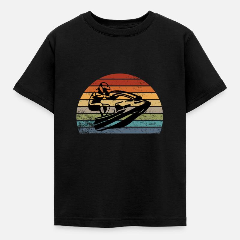 jet ski - T-shirt Enfant - noir