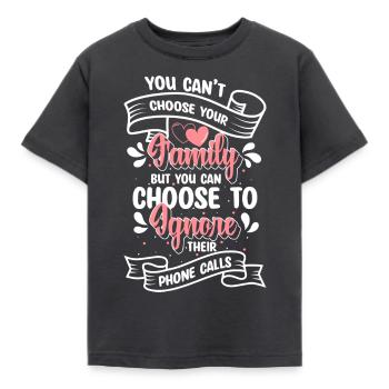 Liebe Familienmitglied Party Zuhause - Kinder T-Shirt - Dunkelgrau - Vorne - AI Model Kid Female (0cm)