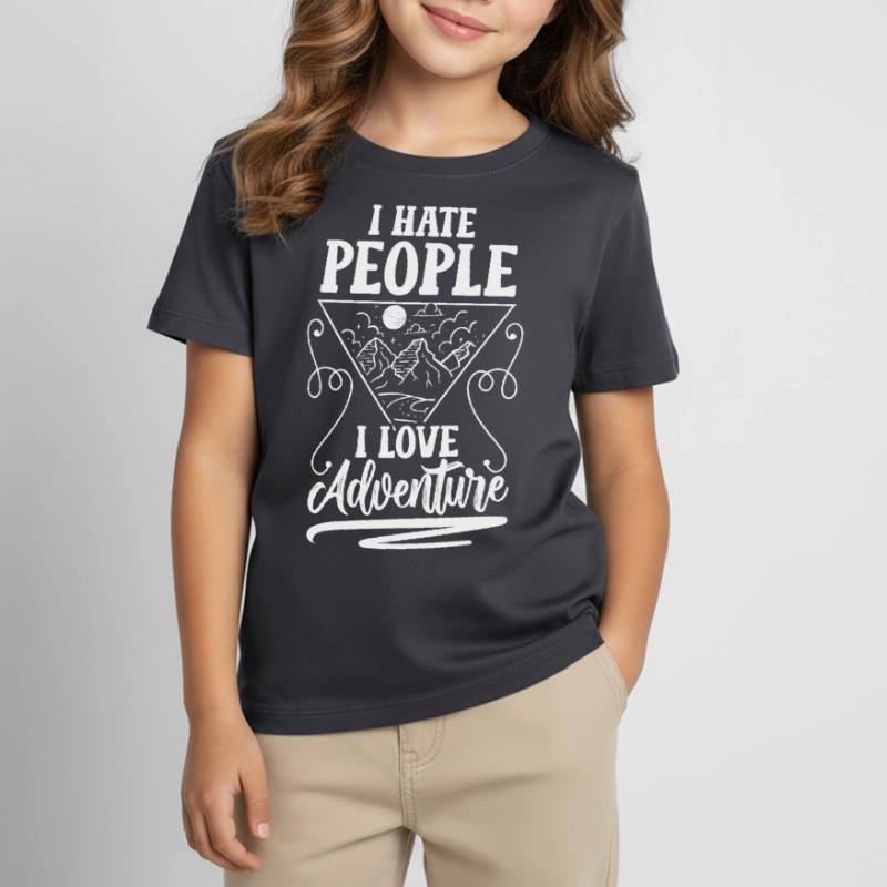 Sarcasm Crowd Aversion Common Kids' T-Shirt