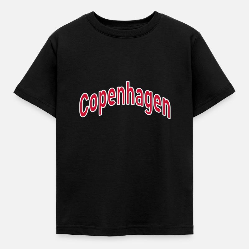 Copenhague - T-shirt Enfant - noir