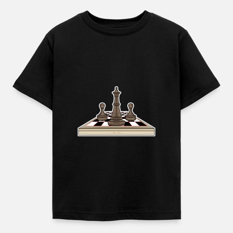 Jeu d’échecs - T-shirt Enfant - noir