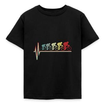 Rennrad Geschenk Rennradfahrer Shirt Radrennen - Kinder T-Shirt - Schwarz - Vorne - AI Model Kid Female (0cm)