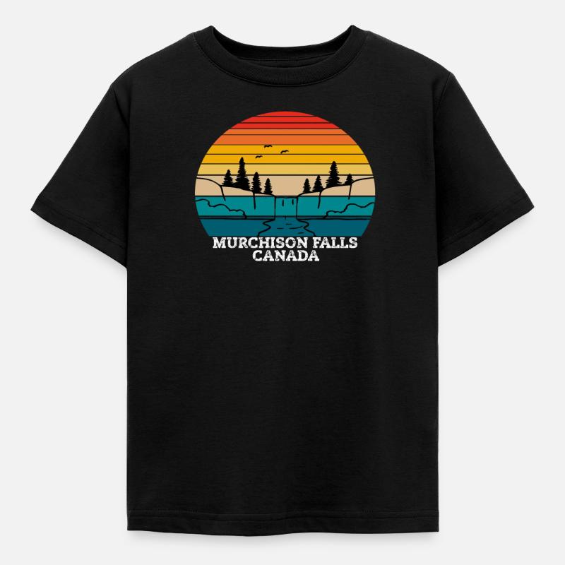 Murchison Falls Canada - T-shirt Enfant - noir