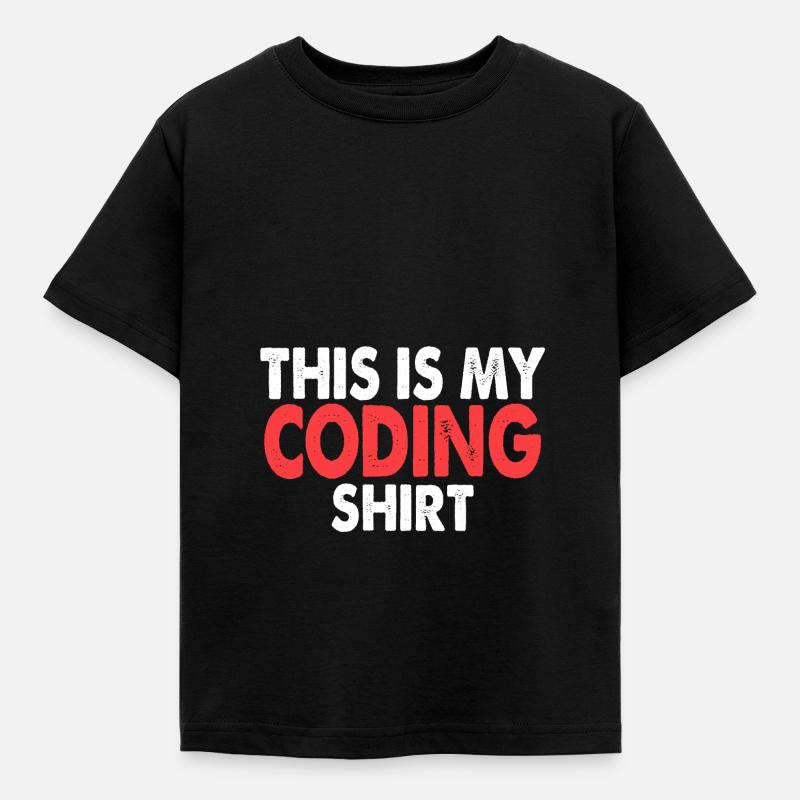 codage - T-shirt Enfant - noir