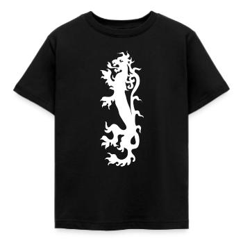 Symbole · Fantasie · Heraldry · Formen - Kinder T-Shirt - Schwarz - Vorne - AI Model Kid Female (0cm)