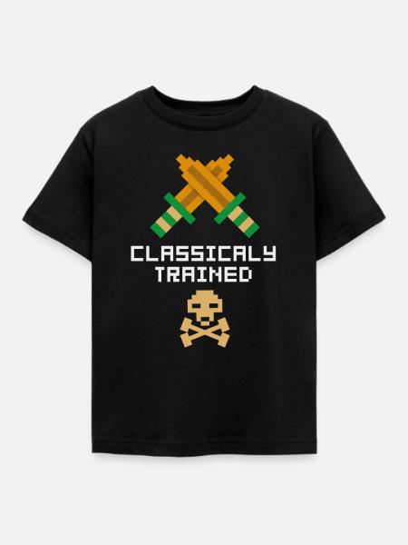 Spielekonsole Konsole Retro Geschenk - Kinder T-Shirt - Schwarz