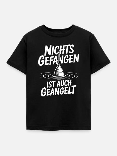 Angel Spruch lustig - Kinder T-Shirt - Schwarz